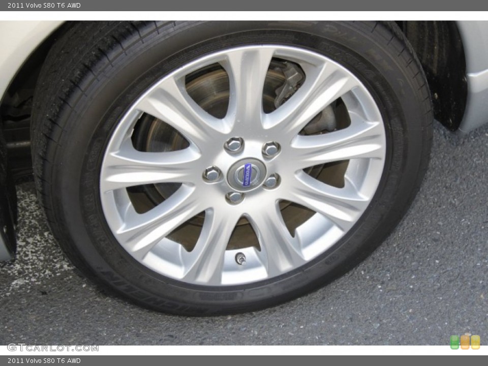 2011 Volvo S80 T6 AWD Wheel and Tire Photo #53755173
