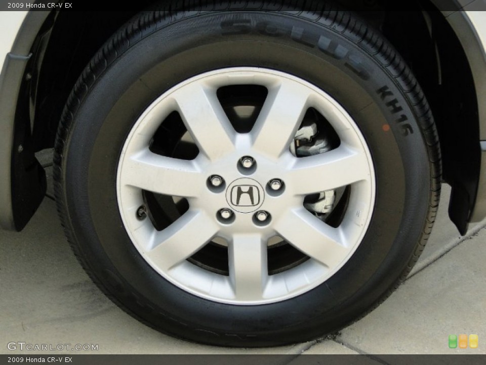 2009 Honda CR-V EX Wheel and Tire Photo #53755890
