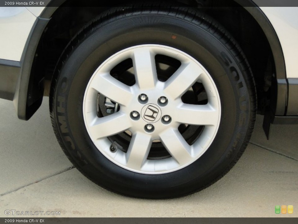 2009 Honda CR-V EX Wheel and Tire Photo #53755896