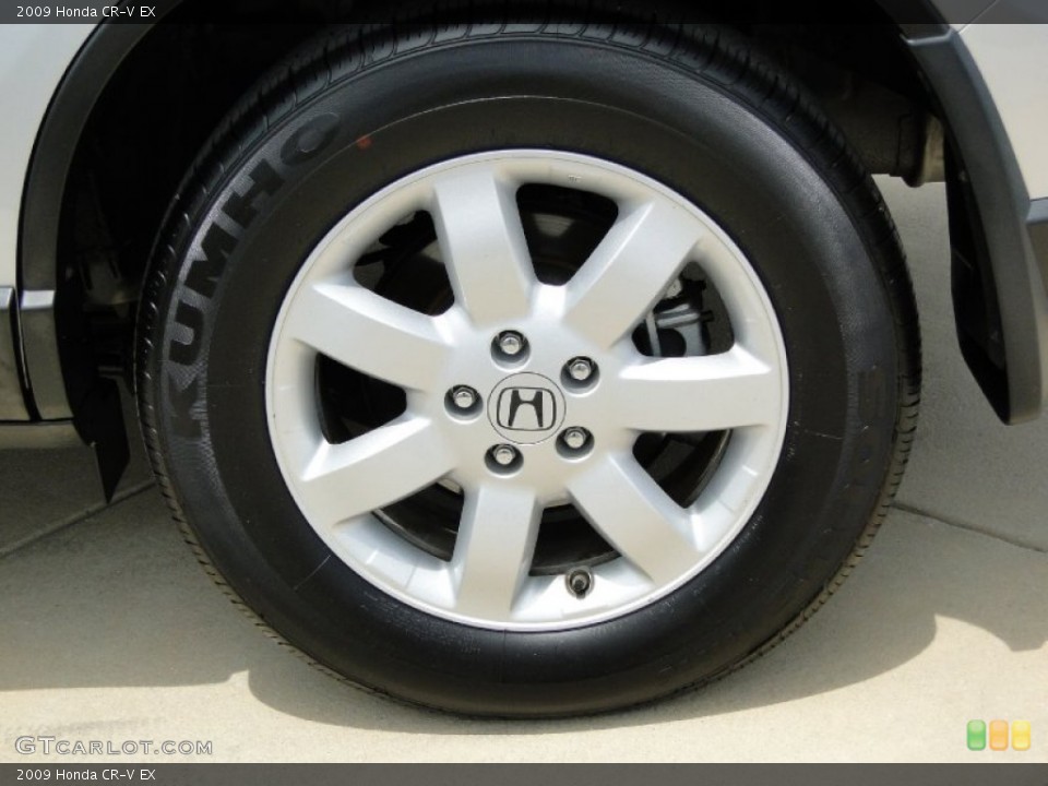 2009 Honda CR-V EX Wheel and Tire Photo #53755902
