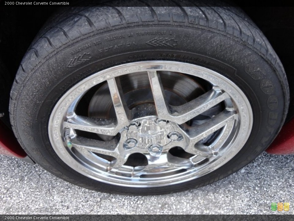 2000 Chevrolet Corvette Convertible Wheel and Tire Photo #53760908