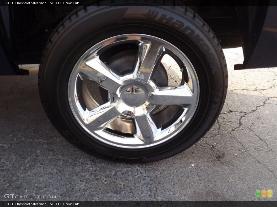 2011 Chevrolet Silverado 1500 LT Crew Cab Wheel and Tire Photo #53762315