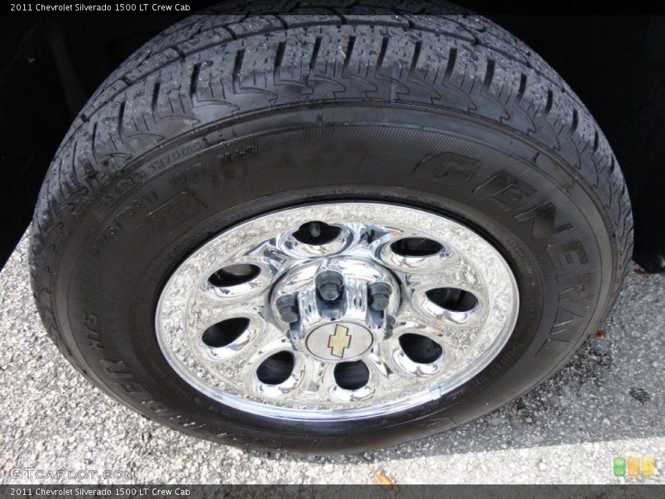 2011 Chevrolet Silverado 1500 LT Crew Cab Wheel and Tire Photo #53762531