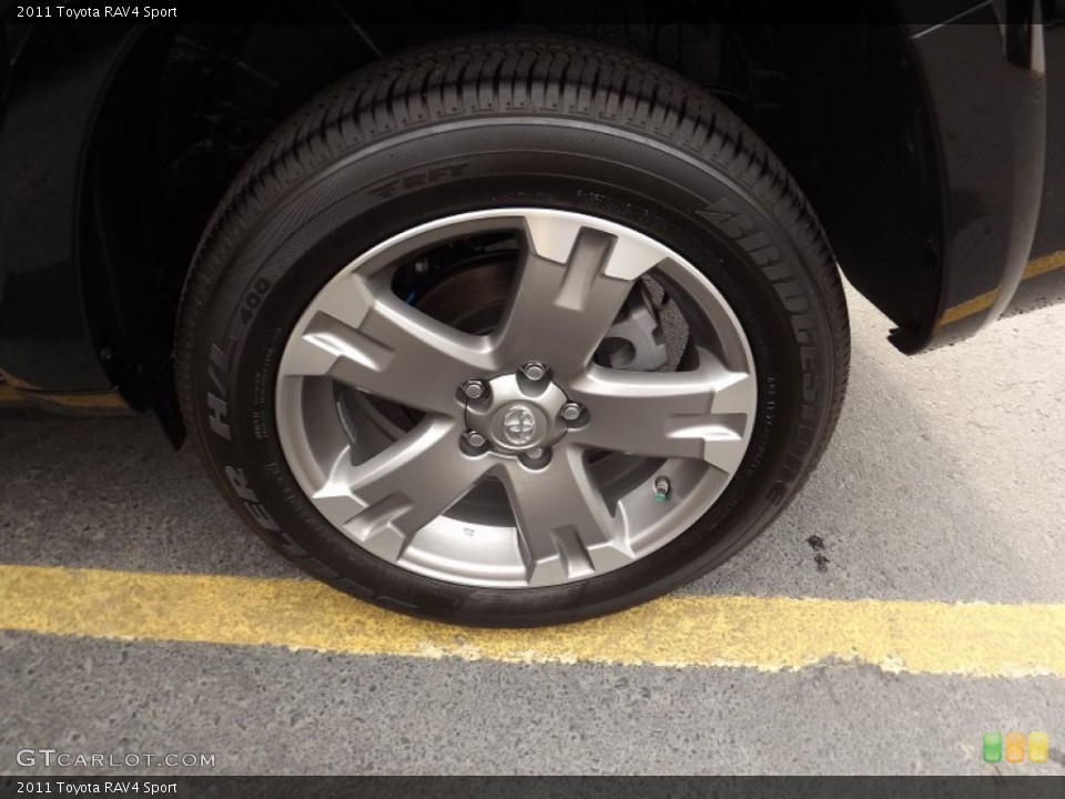 2011 Toyota RAV4 Sport Wheel and Tire Photo #53763767