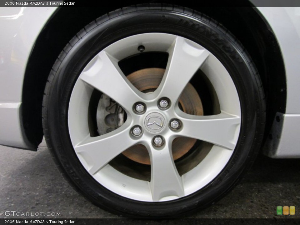 2006 Mazda MAZDA3 s Touring Sedan Wheel and Tire Photo #53766545