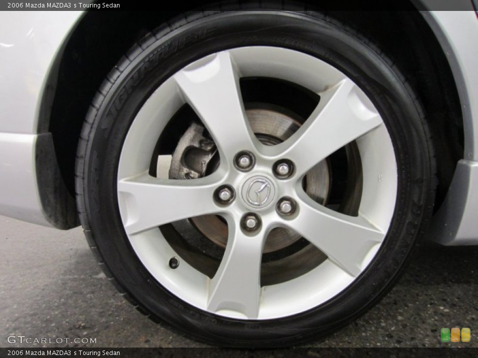 2006 Mazda MAZDA3 s Touring Sedan Wheel and Tire Photo #53766596