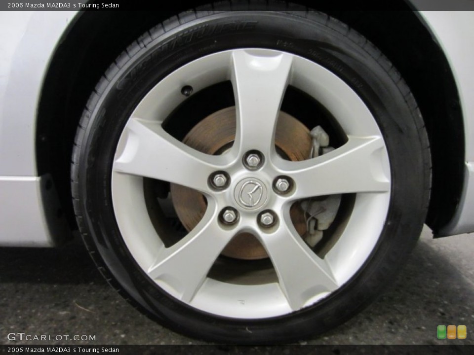 2006 Mazda MAZDA3 s Touring Sedan Wheel and Tire Photo #53766602