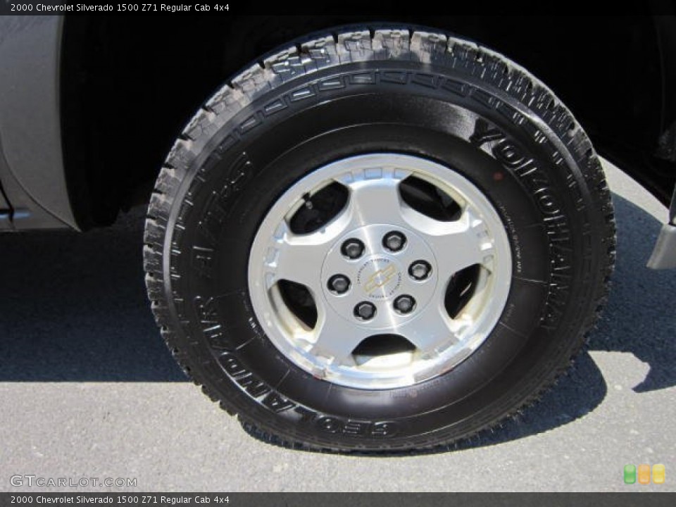 2000 Chevrolet Silverado 1500 Z71 Regular Cab 4x4 Wheel and Tire Photo #53766839