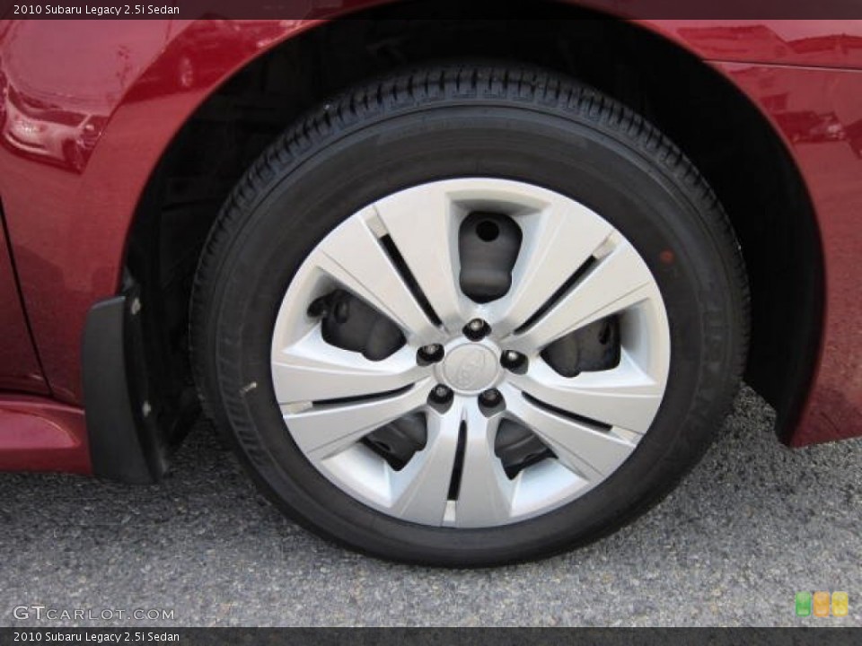 2010 Subaru Legacy 2.5i Sedan Wheel and Tire Photo #53766956