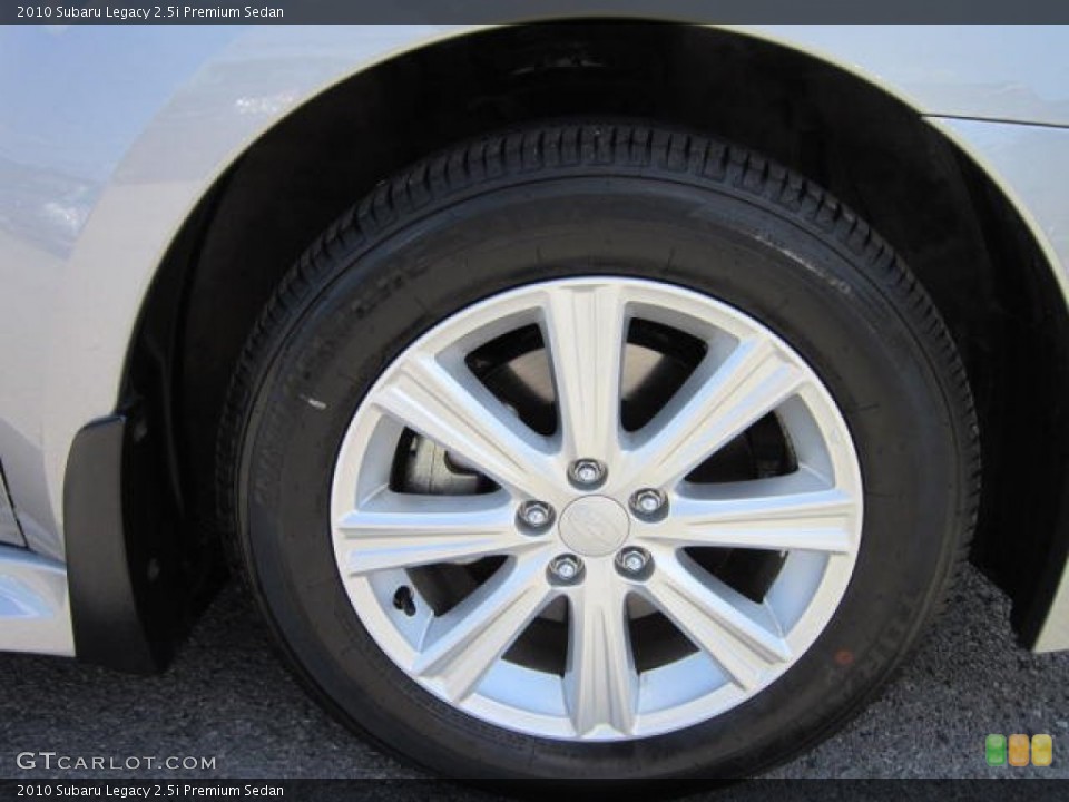 2010 Subaru Legacy 2.5i Premium Sedan Wheel and Tire Photo #53767076