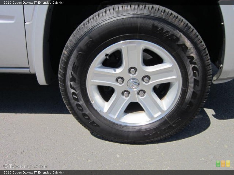 2010 Dodge Dakota ST Extended Cab 4x4 Wheel and Tire Photo #53767311