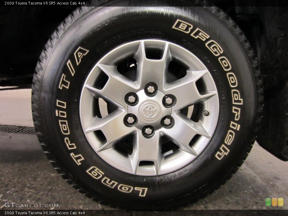 2009 Toyota Tacoma V6 SR5 Access Cab 4x4 Wheel and Tire Photo #53768105