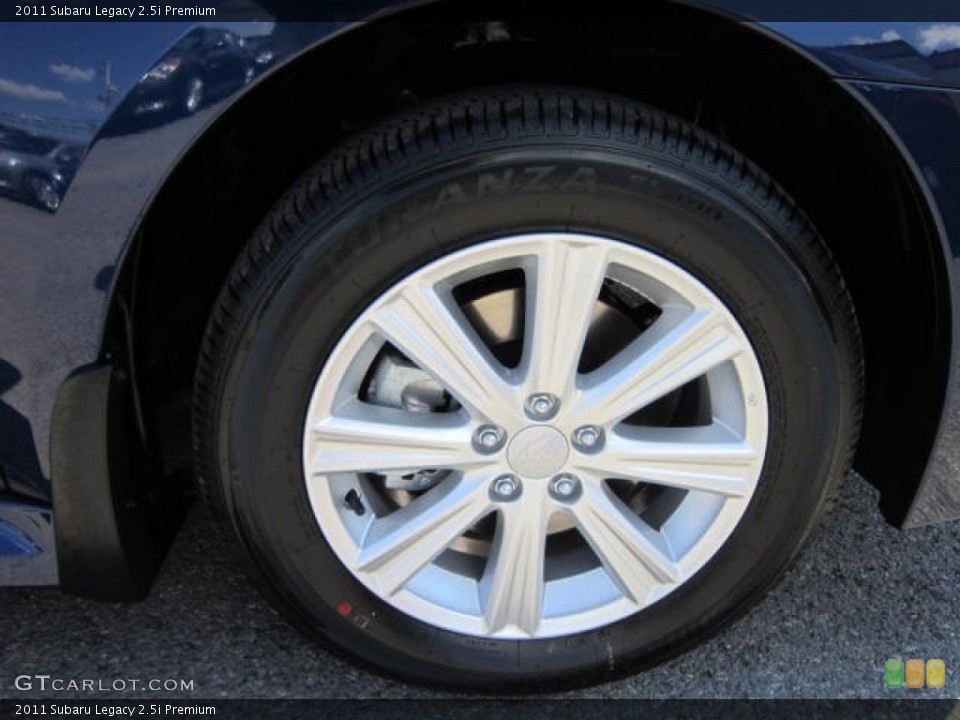 2011 Subaru Legacy 2.5i Premium Wheel and Tire Photo #53770941