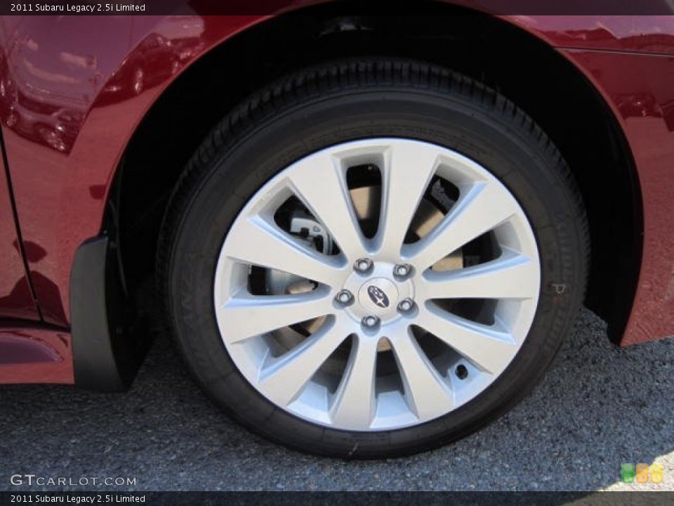 2011 Subaru Legacy 2.5i Limited Wheel and Tire Photo #53771411