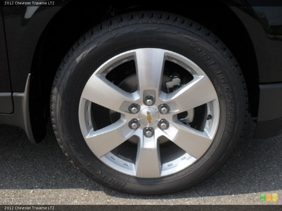2012 Chevrolet Traverse LTZ Wheel and Tire Photo #53775216