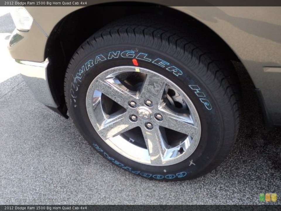 2012 Dodge Ram 1500 Big Horn Quad Cab 4x4 Wheel and Tire Photo #53776537