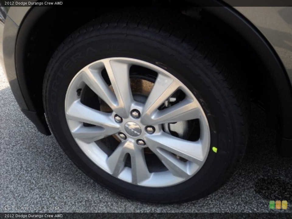 2012 Dodge Durango Crew AWD Wheel and Tire Photo #53776777