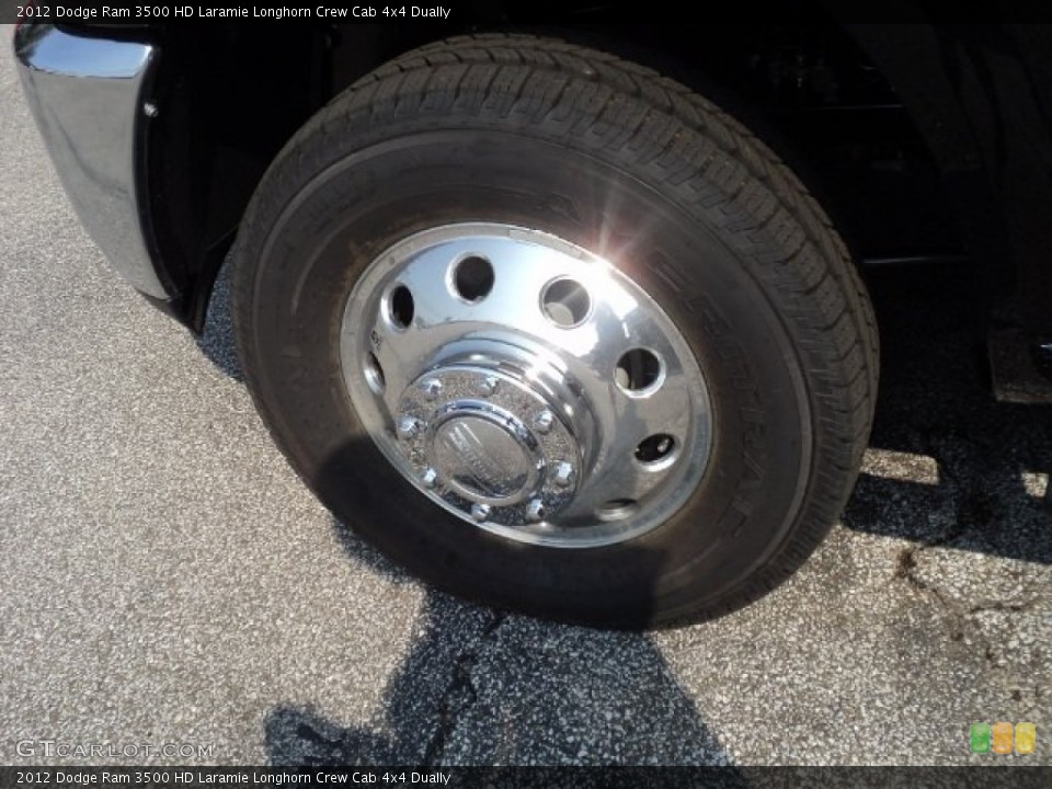 2012 Dodge Ram 3500 HD Laramie Longhorn Crew Cab 4x4 Dually Wheel and Tire Photo #53776909