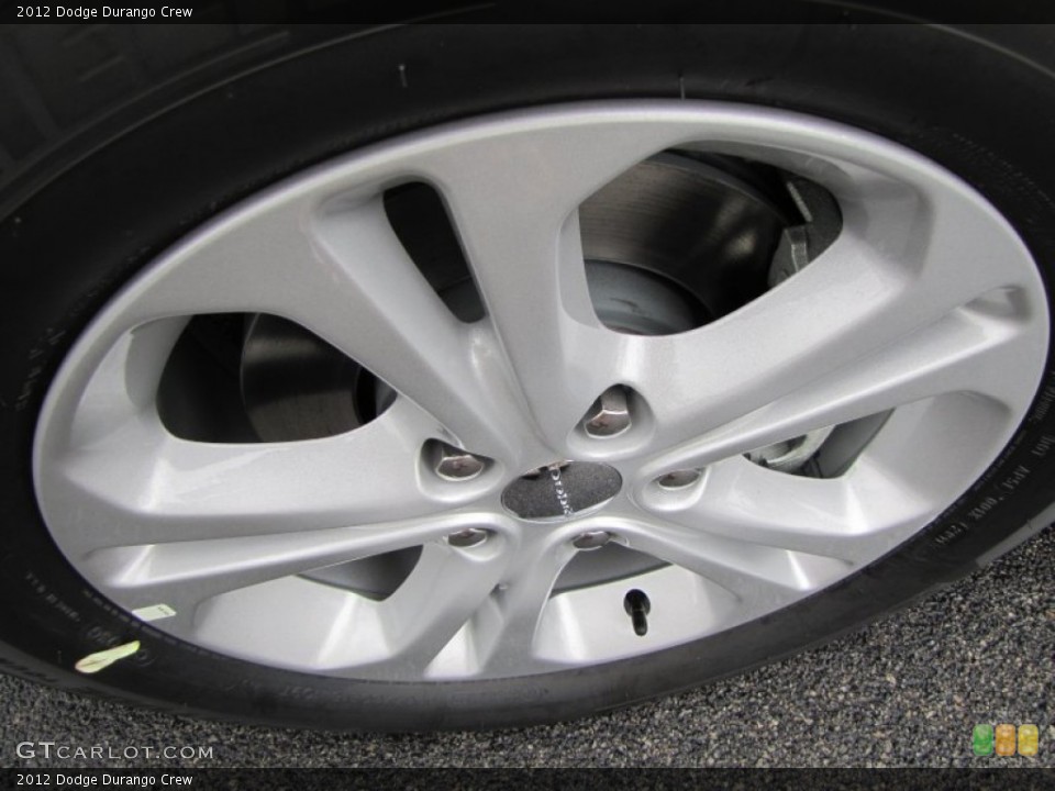 2012 Dodge Durango Crew Wheel and Tire Photo #53779549