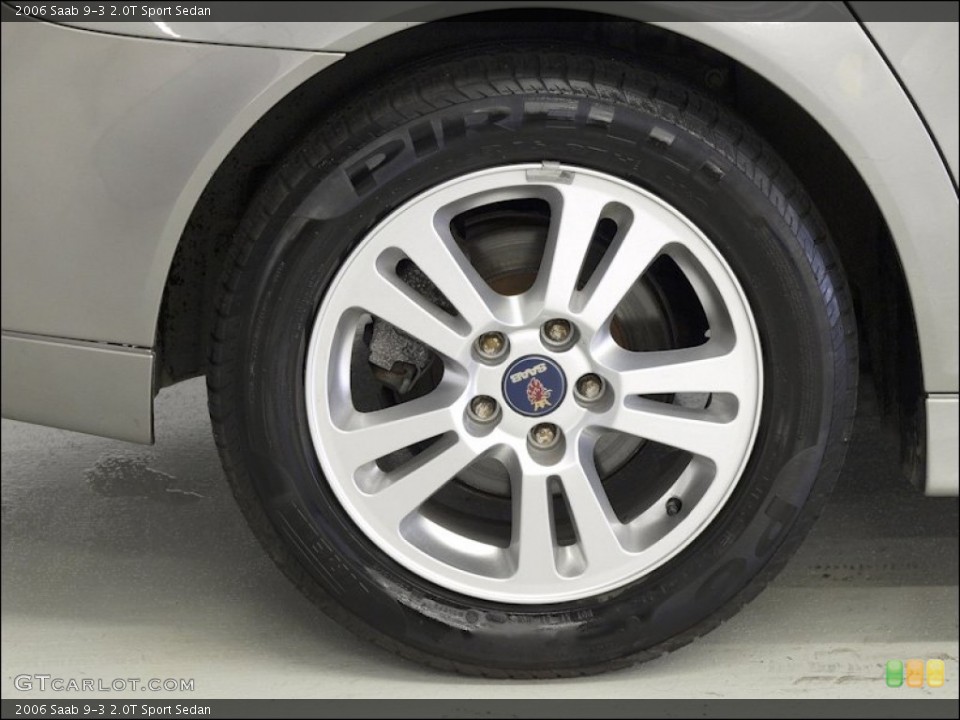 2006 Saab 9-3 2.0T Sport Sedan Wheel and Tire Photo #53782269