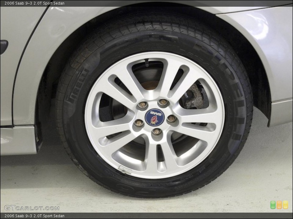 2006 Saab 9-3 2.0T Sport Sedan Wheel and Tire Photo #53782278