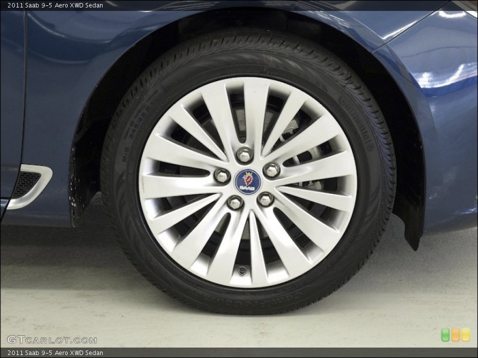 2011 Saab 9-5 Aero XWD Sedan Wheel and Tire Photo #53782459