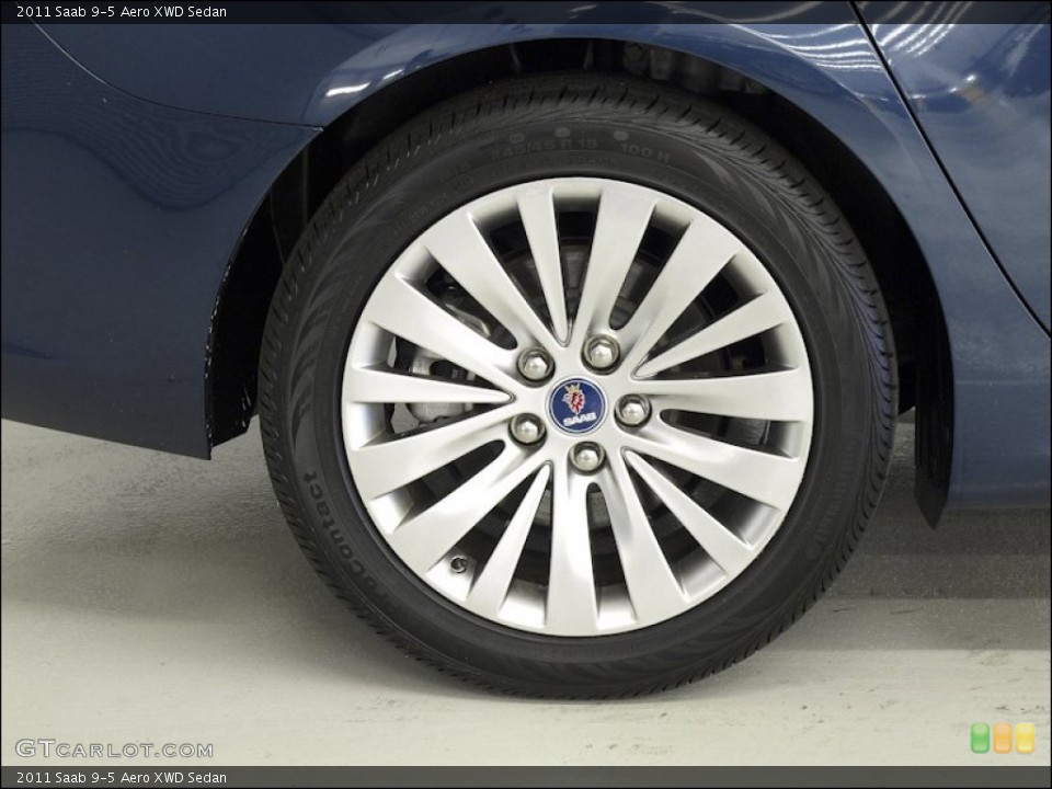 2011 Saab 9-5 Aero XWD Sedan Wheel and Tire Photo #53782471