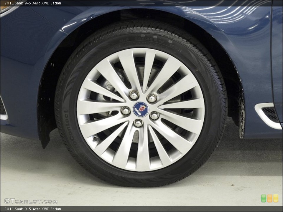 2011 Saab 9-5 Aero XWD Sedan Wheel and Tire Photo #53782483