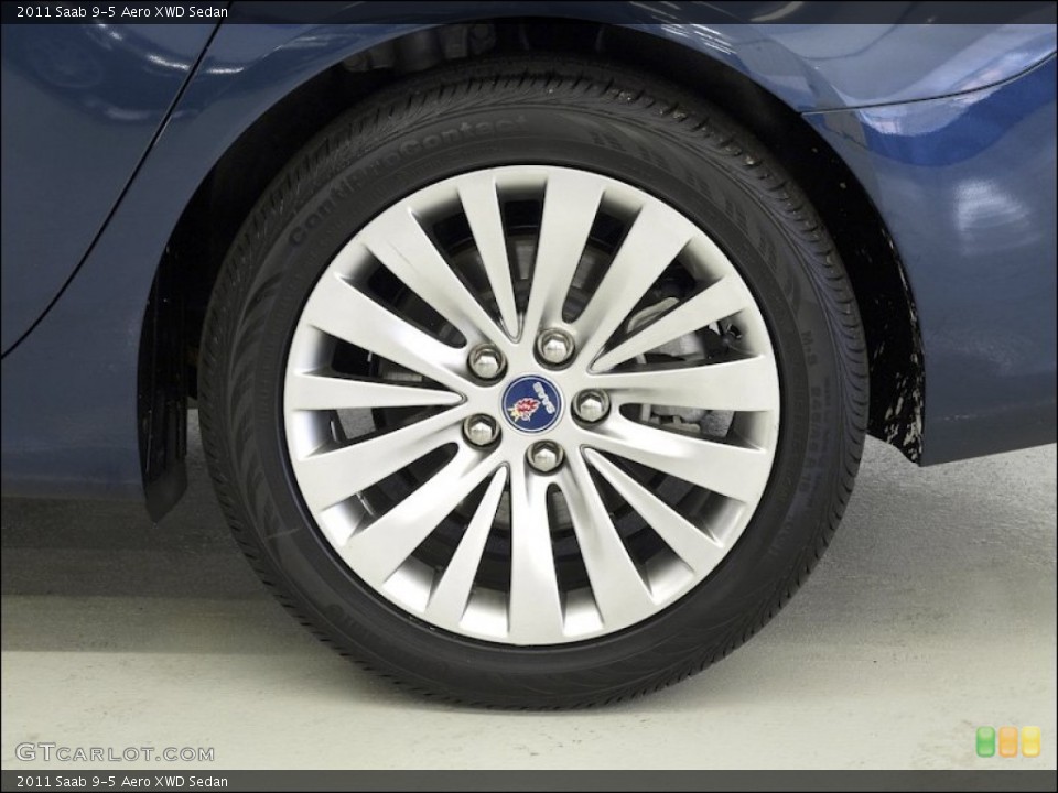 2011 Saab 9-5 Aero XWD Sedan Wheel and Tire Photo #53782495