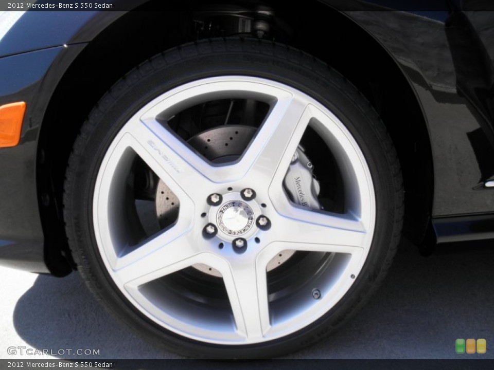 2012 Mercedes-Benz S 550 Sedan Wheel and Tire Photo #53788196