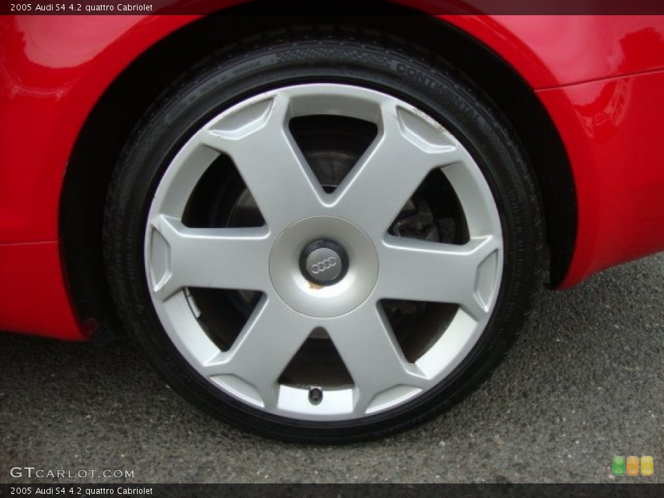 2005 Audi S4 4.2 quattro Cabriolet Wheel and Tire Photo #53791507