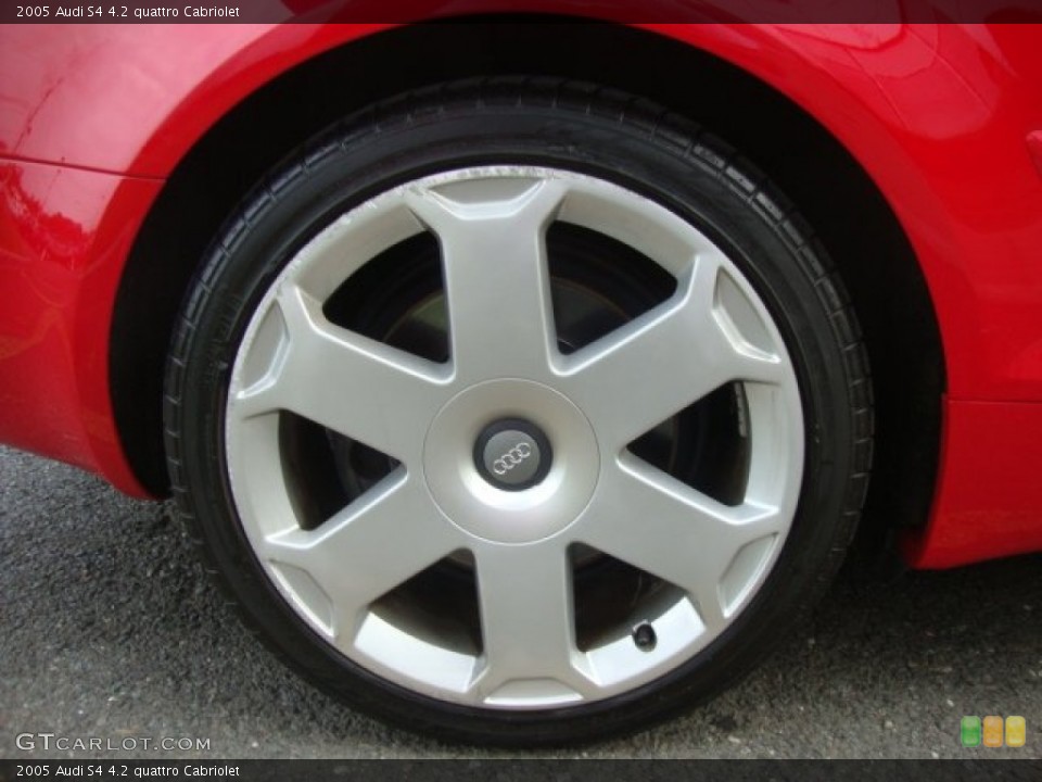 2005 Audi S4 4.2 quattro Cabriolet Wheel and Tire Photo #53791519