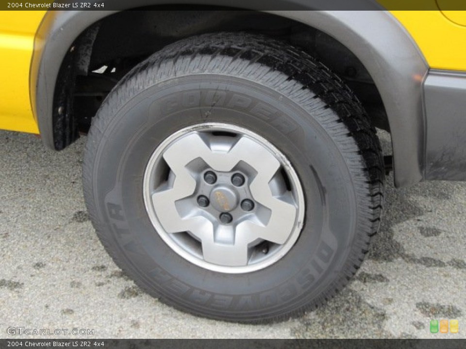 2004 Chevrolet Blazer LS ZR2 4x4 Wheel and Tire Photo #53791946