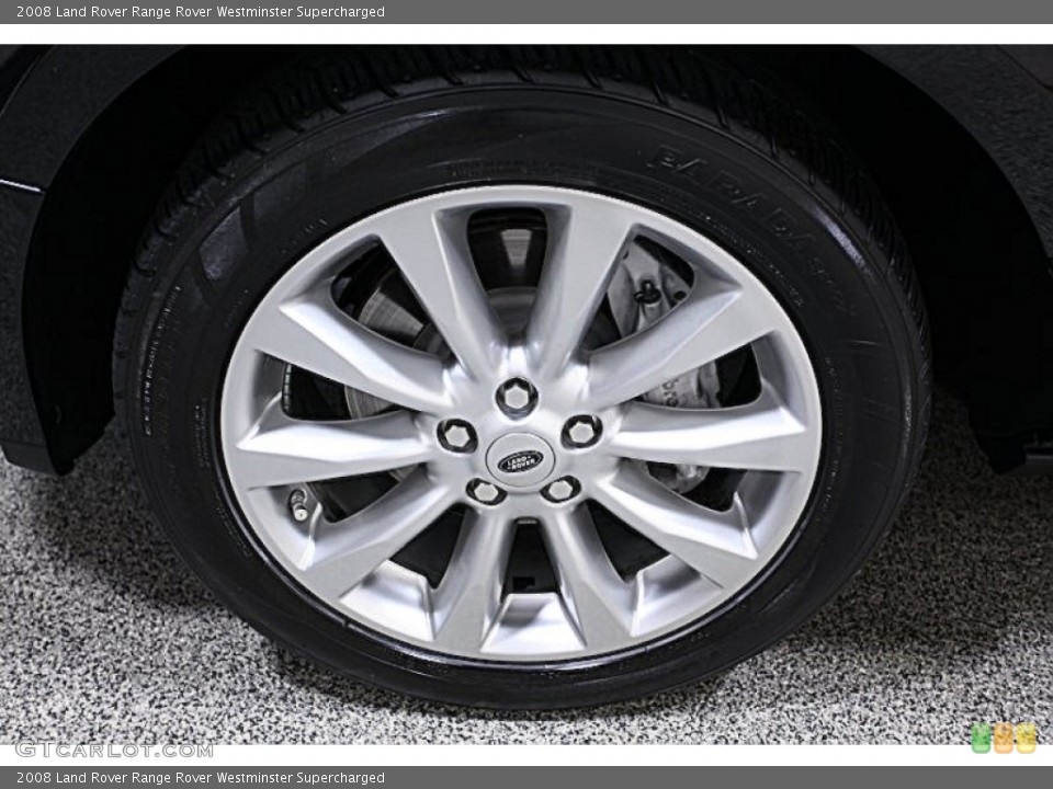 2008 Land Rover Range Rover Westminster Supercharged Wheel and Tire Photo #53793591