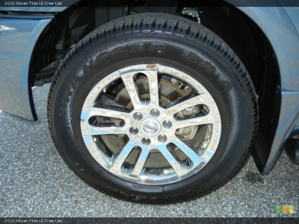 2010 Nissan Titan LE Crew Cab Wheel and Tire Photo #53798293