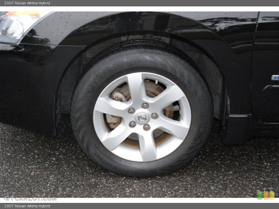 2007 Nissan Altima Hybrid Wheel and Tire Photo #53799214