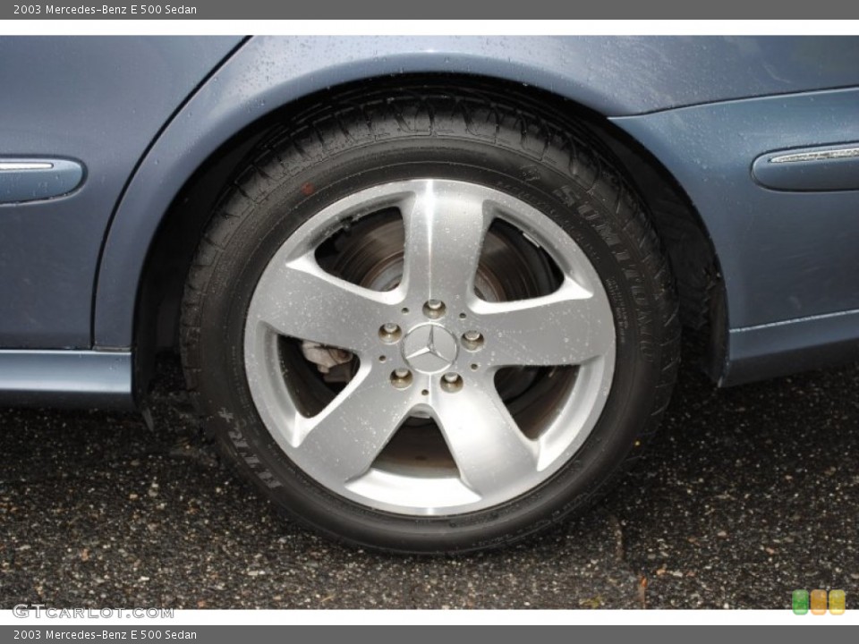 2003 Mercedes-Benz E 500 Sedan Wheel and Tire Photo #53800423