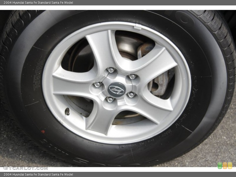 2004 Hyundai Santa Fe  Wheel and Tire Photo #53810971