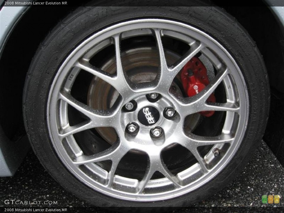 2008 Mitsubishi Lancer Evolution MR Wheel and Tire Photo #53811940