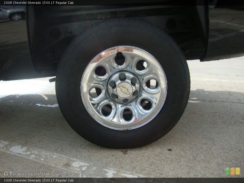 2008 Chevrolet Silverado 1500 LT Regular Cab Wheel and Tire Photo #53812150