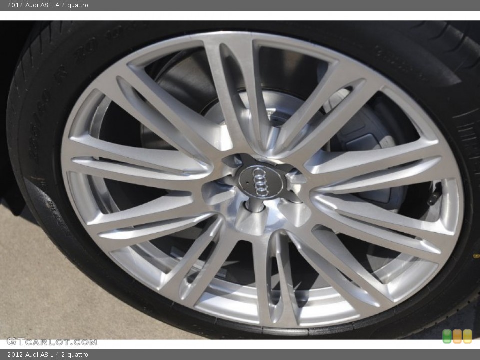 2012 Audi A8 L 4.2 quattro Wheel and Tire Photo #53812786