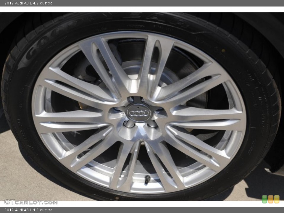 2012 Audi A8 L 4.2 quattro Wheel and Tire Photo #53813584