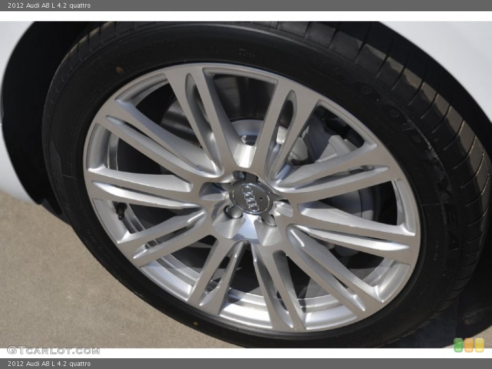 2012 Audi A8 L 4.2 quattro Wheel and Tire Photo #53813956