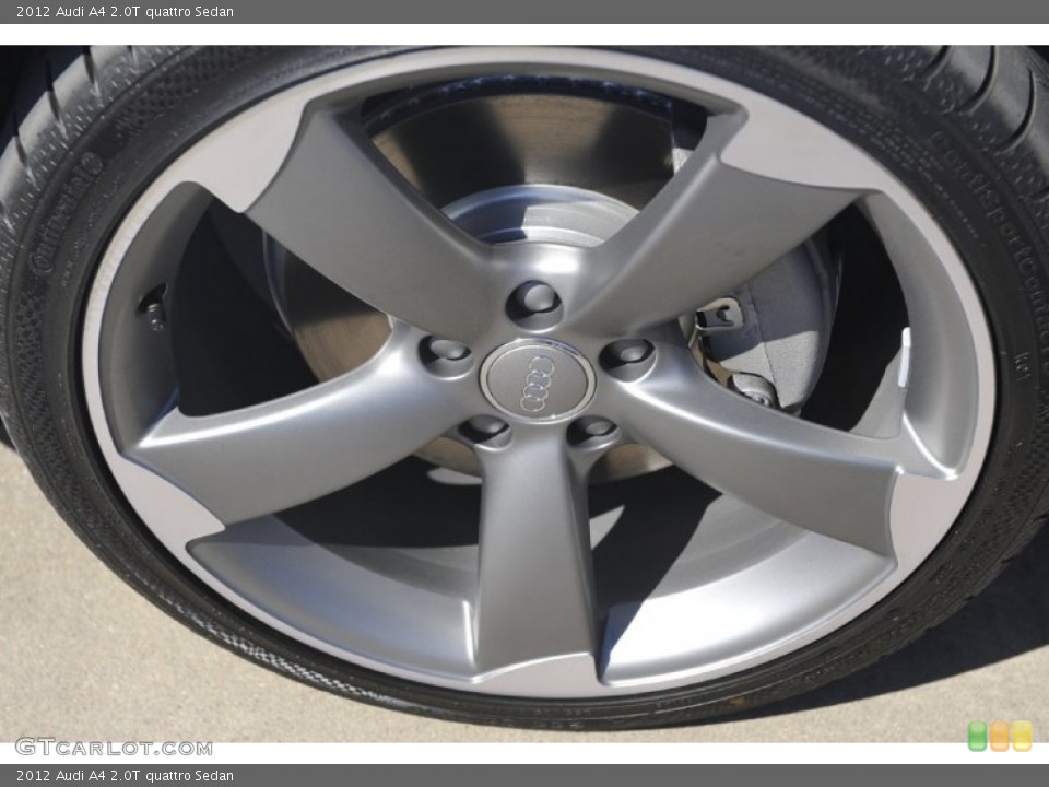 2012 Audi A4 2.0T quattro Sedan Wheel and Tire Photo #53814517