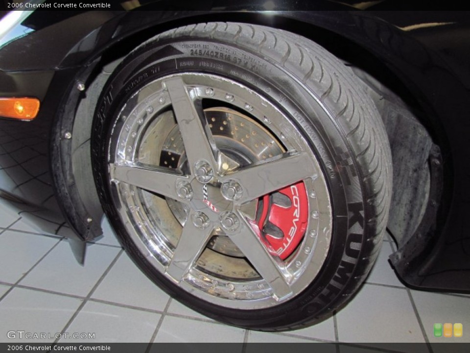 2006 Chevrolet Corvette Convertible Wheel and Tire Photo #53817581
