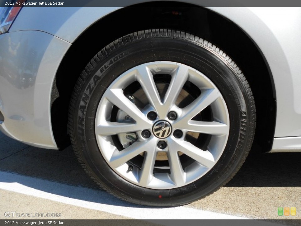 2012 Volkswagen Jetta SE Sedan Wheel and Tire Photo #53817878