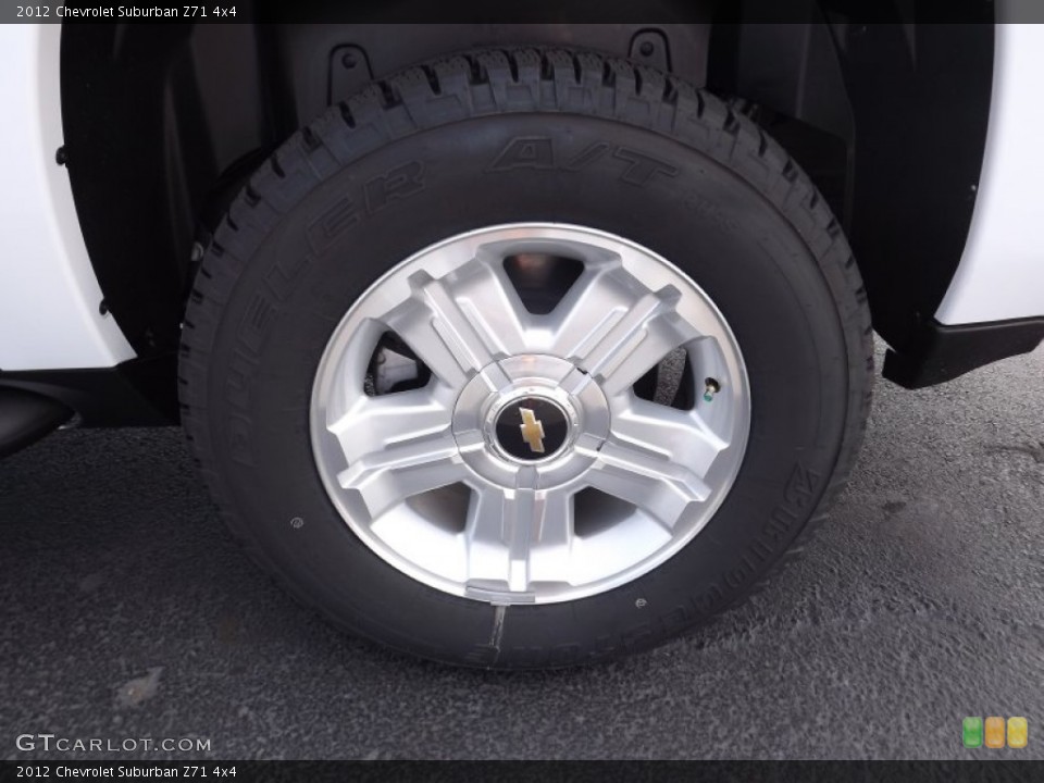 2012 Chevrolet Suburban Z71 4x4 Wheel and Tire Photo #53820800