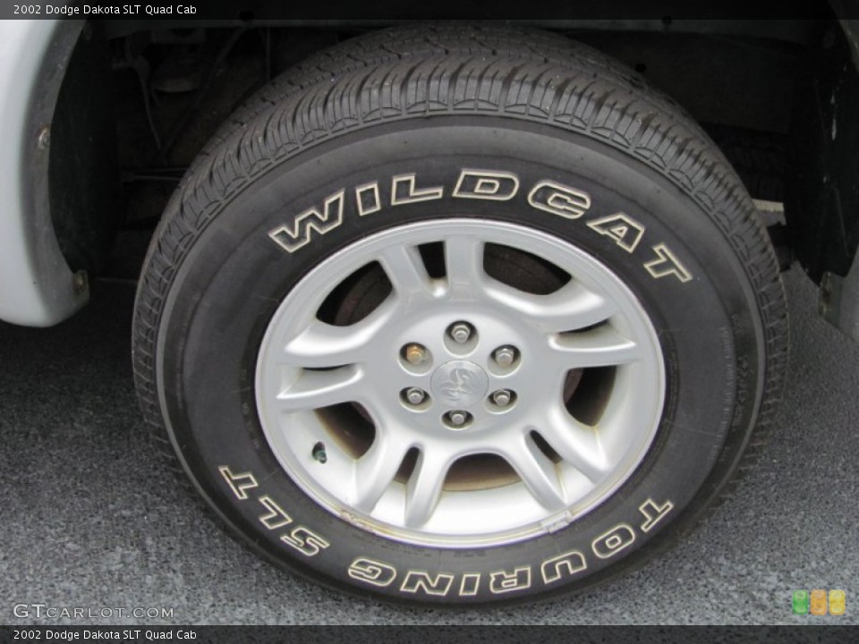 2002 Dodge Dakota SLT Quad Cab Wheel and Tire Photo #53821634