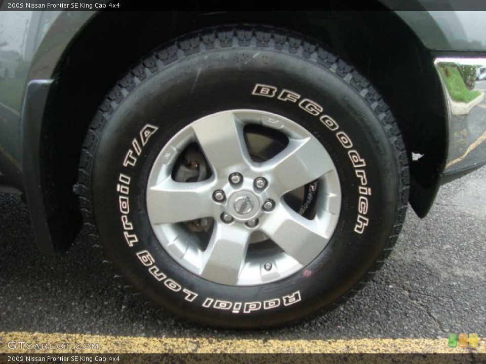 2009 Nissan Frontier SE King Cab 4x4 Wheel and Tire Photo #53829542