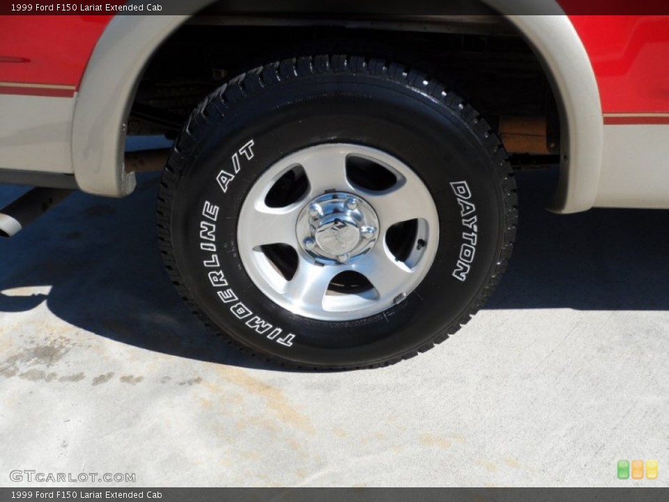 1999 Ford F150 Lariat Extended Cab Wheel and Tire Photo #53834092